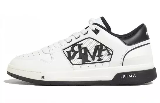 Кроссовки Amiri Classic Low Logo, черный / белый