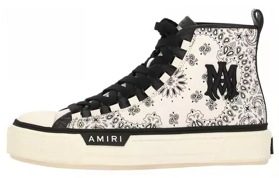 Кроссовки Amiri Court High Bandana, белый