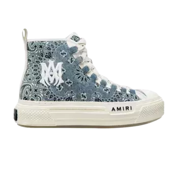 Кроссовки Amiri Court High Bandana - Clay Indigo, синий