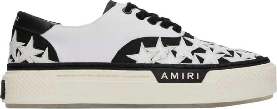 Кроссовки Amiri Court Slip-On 'Stars - White Black', белый