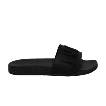 Кроссовки Amiri Logo Pool Slide Black, черный