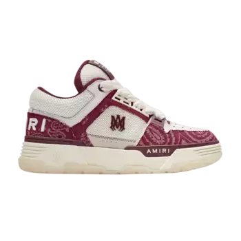 Кроссовки Amiri MA-1 Bandana Denim - Burgundy, красный