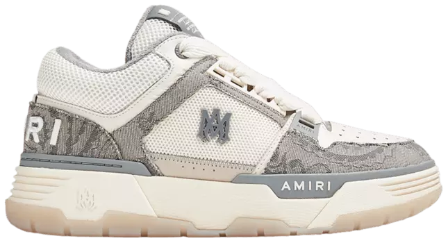 Кроссовки Amiri MA-1 'Bandana Denim - Grey', серый