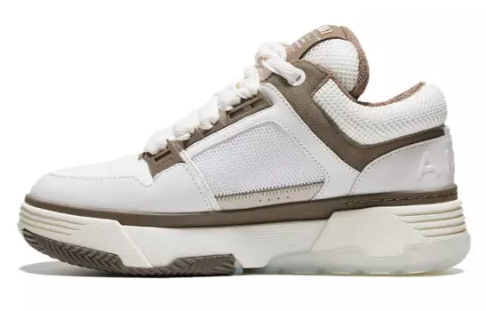 Кроссовки Amiri MA-1 White Chamoisee, хаки / белый