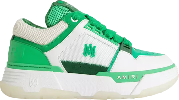 Кроссовки Amiri MA-1 'White Green', зеленый