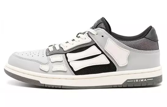 Кроссовки AMIRI Mesh Skel Top Low 'Grey', серый/белый