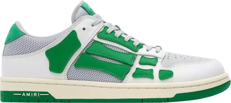 Кроссовки Amiri Mesh Skel Top Low 'White Green', белый