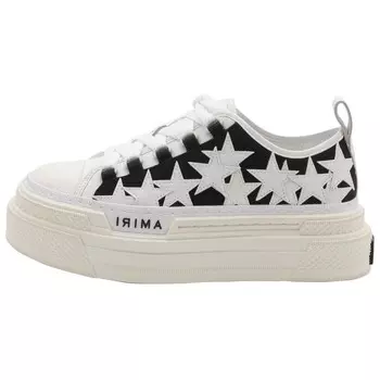 Кроссовки AMIRI Skateboarding Shoes Women's Low-top Black/White, черный/белый