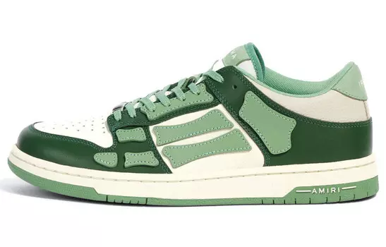 Кроссовки Amiri Skel Low-top Leather, зеленый