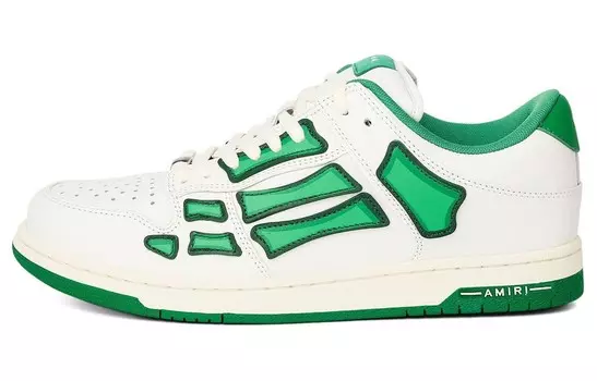 Кроссовки Amiri Skel Low Top, зеленый / белый