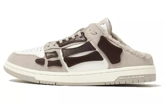 Кроссовки Amiri Skel Panelled Sneakers, коричневый