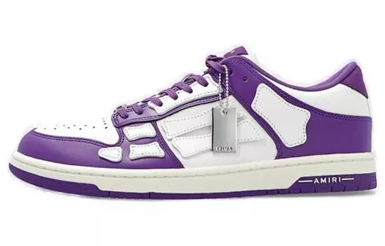 Кроссовки Amiri Skel Top, фиолетовый / белый