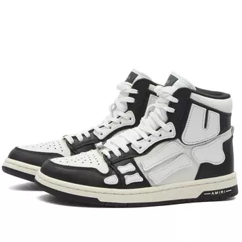 Кроссовки Amiri Skel Top Hi, цвет Black & White