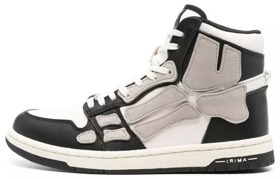 Кроссовки Amiri Skel Top Hi Sneakers, черный / серый