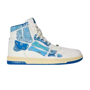 Кроссовки Amiri Skel Top High Bandana - Blue, синий