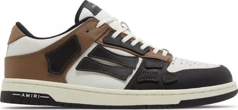 Кроссовки Amiri Skel Top Low 'Black Brown', коричневый