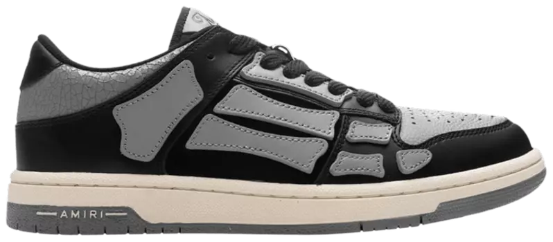 Кроссовки Amiri Skel Top Low 'Black Grey', серый