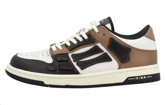 Кроссовки Amiri Skel Top Low, черный / коричневый