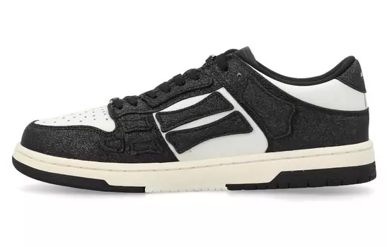Кроссовки Amiri Skel Top Low Crystal, черный / белый