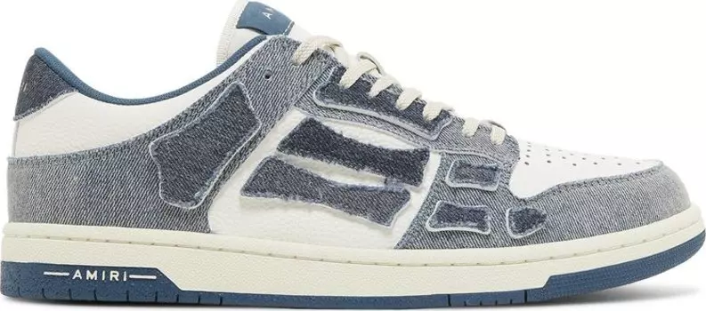 Кроссовки Amiri Skel Top Low 'Denim', синий