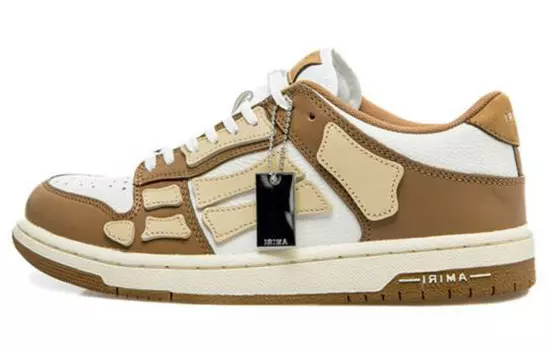 Кроссовки Amiri Skel Top Low, коричневый / белый