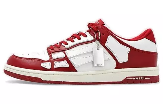 Кроссовки Amiri Skel Top Low, красный / белый