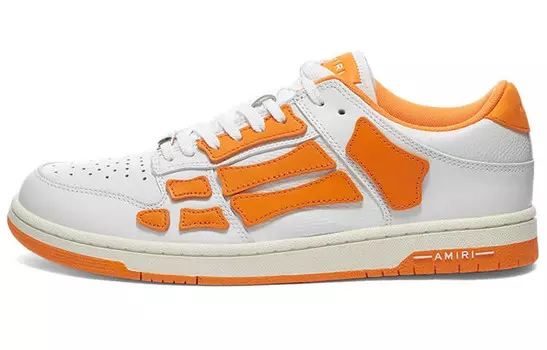 Кроссовки Amiri Skel Top Low, оранжевый / белый