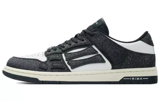Кроссовки AMIRI Skel-Top Low Skateboarding Shoes Women's Low-top Black, черный