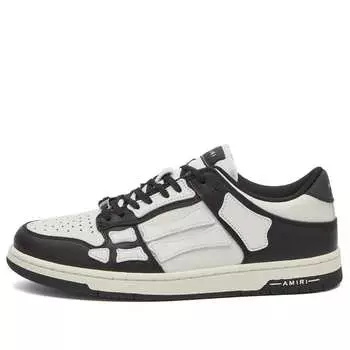 Кроссовки Amiri Skel Top Low Sneaker, цвет Black & White