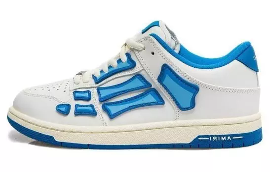 Кроссовки AMIRI Skel Top Low 'White Air Blue', белый/синий