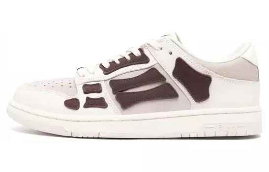 Кроссовки AMIRI Skel Top Low 'White Brown', белый