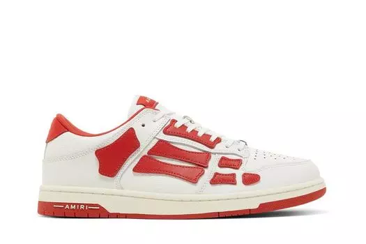Кроссовки Amiri Skel Top Low 'White Red', белый