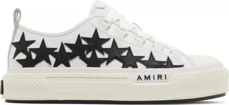 Кроссовки Amiri Stars Court Low 'White Black', белый