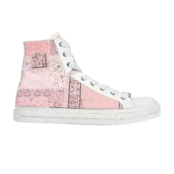 Кроссовки Amiri Sunset Bandana High Patchwork - Salmon, розовый