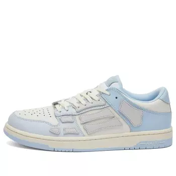 Кроссовки Amiri Two-Tone Skel Top Low Sneaker, цвет Blue, White & Grey