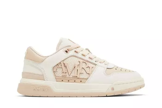Кроссовки Amiri Wmns Classic Low Logo - White Pink, розовый