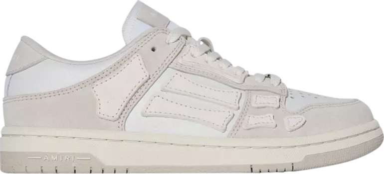 Кроссовки Amiri Wmns Skel Top Low Alabaster, кремовый