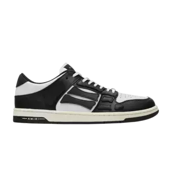 Кроссовки Amiri Wmns Skel Top Low Black White2024, черный