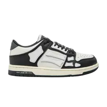 Кроссовки Amiri Wmns Skel Top Low Black White - White Bones2024, черный