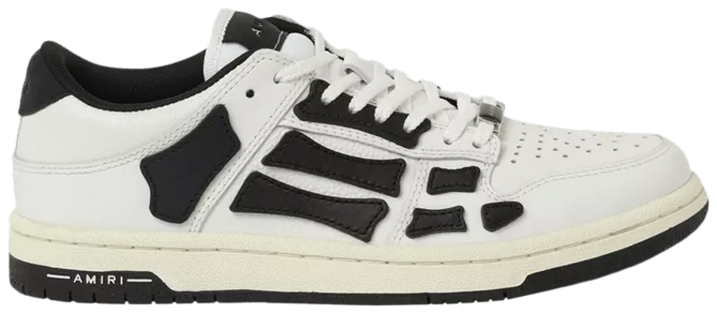 Кроссовки Amiri Wmns Skel Top Low 'White Black' 2024, белый