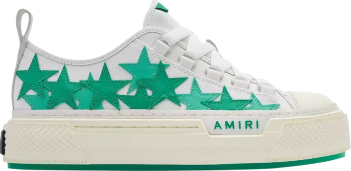 Кроссовки Amiri Wmns Stars Court Low 'White Green', белый
