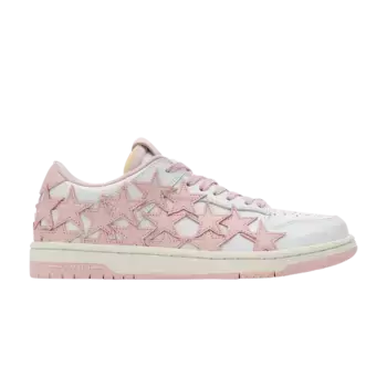 Кроссовки Amiri Wmns Stars Low, цвет White Pink