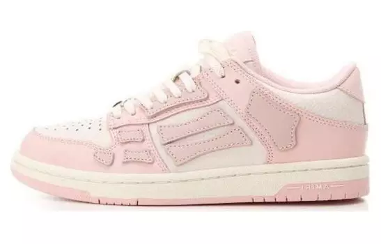 Кроссовки AMIRI Women's Skel Top Low 'Pink White', розовый
