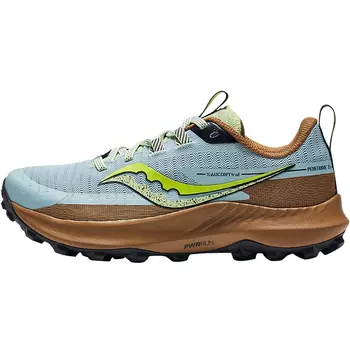 Кроссовки амортизирующие женские Saucony Peregrine Falcon 13 для бега, сине-коричневый