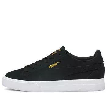 Кроссовки ana suede sneakers black Puma, черный