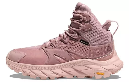 Кроссовки Anacapa Hiking унисекс с высоким голенищем розового цвета Hoka One One