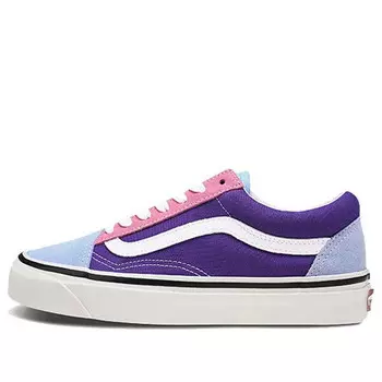 Кроссовки anaheim factory old skool 36 dx 'light blue pink purple' Vans, голубой
