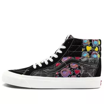 Кроссовки anaheim factory sk8-hi 38 dx shoes 'black' Vans, черный