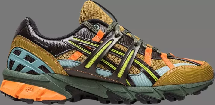Кроссовки andersson bell x gel sonoma 15-50 'olive oil dark brown' Asics, желтый
