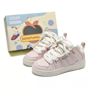 Кроссовки Anime story Skateboarding Shoes Women's Low-top, розовый
